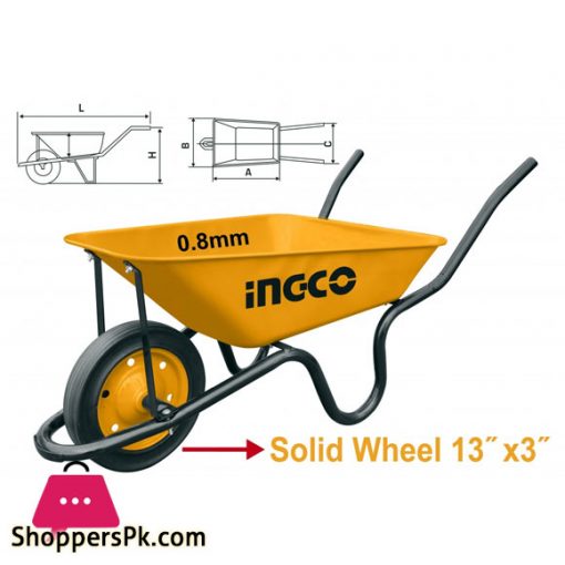 Ingco Wheel Barrow Solid Wheel - HHWB380008