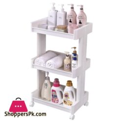 Kitchen Storage Rack For Sundries Goods Fridge Side Shelf 23 Layer Removable With Wheels Bathroom Organizer Shelf Book Shelvestorage Holders Racks