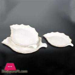 Limoges Leaf Shaped Dishes Large