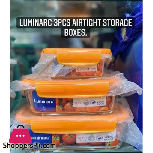 Luminarc Airtight Pure Box Square Food Storage Container
