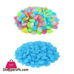 50Pcs Artificial Fluorescent Stone Garden Fish Tank Luminous Stone Courtyard Paving Resin Pebble Luminous StoneDecorations