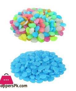 50Pcs Artificial Fluorescent Stone Garden Fish Tank Luminous Stone Courtyard Paving Resin Pebble Luminous StoneDecorations