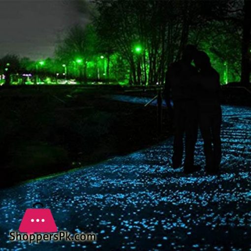 50Pcs Artificial Fluorescent Stone Garden Fish Tank Luminous Stone Courtyard Paving Resin Pebble Luminous StoneDecorations