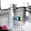 Multifunctional 2 In 1 Soap Bottle Sponge Drainboard Plastic Liquid Soap Dispenser Kitchen Bathroom Hand Press Type Dispenserliquid Soap Dispensers