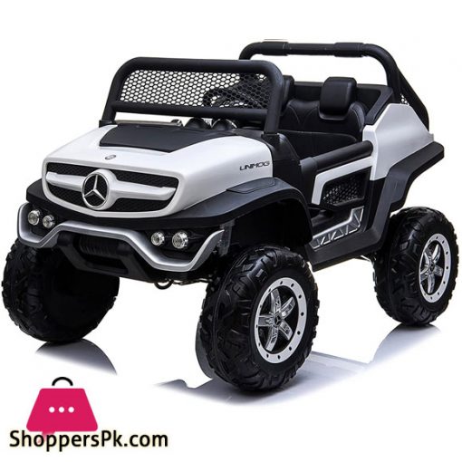 Official Licensed Mercedes-Benz Electric Ride-on Vehicle Car Truck for Kids Battery Powered Toy with Remote Control 24V 2-Seater 
