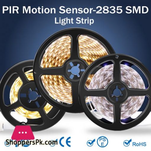 PIR LED Strip Motion Sensor LED Kitchen Cabinet Light Tape LED Flexible Strip Light Waterproof Bedroom Night Lamp 5V Closet LampUnder Cabinet Lights