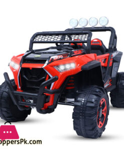 Road King Rechargeable Battery Operated Ride on Car Jeep for Kids Baby with R/C Children Car Age 2 to 12 Years