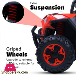 Road King Rechargeable Battery Operated Ride On Car Jeep For Kids Baby With R/C Children Car Age 2 To 12 Years