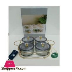 Round Iron Tray 4 pcs - RCF0326G