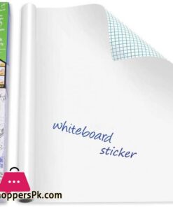 Self Adhesive Whiteboard Wall Decal Sticker 177 X 787 Extra Large Strong Durable Dry Erase Wall Paper Message Board Peel Stick White Board for Kids Drawing Office School Home Decor White