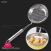 Stainless Steel Frying Colander Household Fence Mesh Kitchen Large Spoon Scoop Filter Net Mesh Spooncolanders Strainers