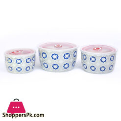 Stylish Storage Bowl 3 Pcs Ceramic