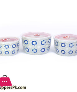Stylish Storage Bowl 3 Pcs Ceramic