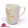 Stylish Tea Cup With Golden Flower Design 6 Pcs