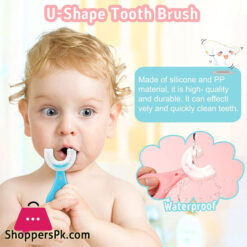 Toddlers Toothbrush Silicone U Shape All Rounded Oral Care