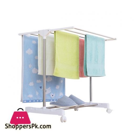 Small Towel Rack Floor Type Folding Indoor Mini Drying Rack Household Balcony Small Drying RackStorage Holders Racks