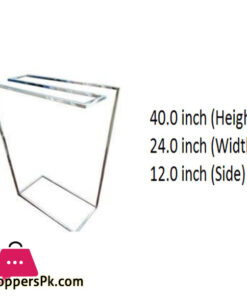 Towel Stand Square 2 Step S.Steel - EH1002