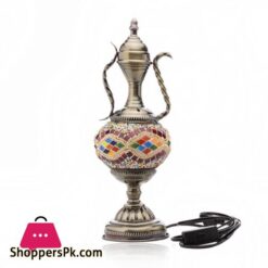 Exotic Style Retro Glass Decorative Table Lamp Coffee Pot Living Room Bedroom Bedside Led Night Lightdesk Lamps