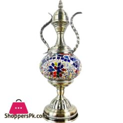 Exotic Style Retro Glass Decorative Table Lamp Coffee Pot Living Room Bedroom Bedside Led Night Lightdesk Lamps