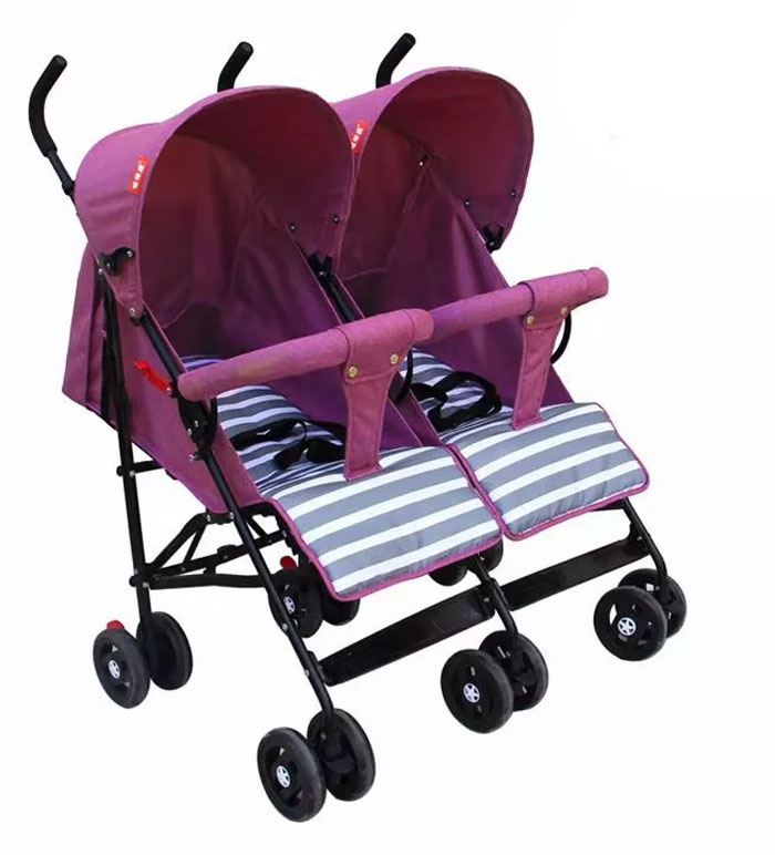 Twin Baby Stroller Double Baby Pram for Twins Baby Two Seat Stroller S500S 3