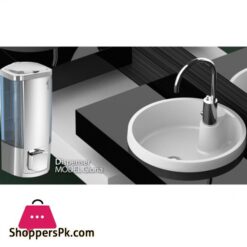 Wall Mounted Translucent Soap Dispenser Plastic Hand Soapshampooshower Gel Single Head 400Ml
