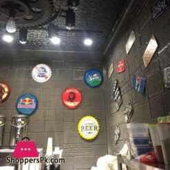 Wall Sheet Brick Tiles Style Wall Paper 3D Foam Wall Sheet For Living Room Bed Room Kitchen Wall Paper Foam Wall Sheet 3D Wall Sheet Size70X77Cm