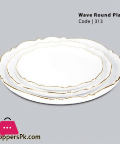 Wave Round Plater Medium - 313