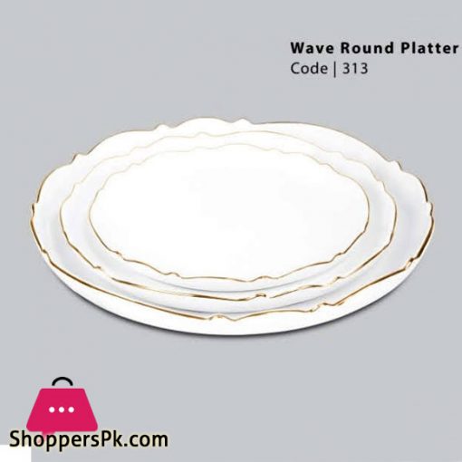 Wave Round Plater Small - 313