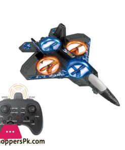 2.4G Romote Control Lights F-22 Fighter Sky Overlord Cyclone Stunt RC Toy EPP Jet Aircraft Drone Electric Fly Boy Gift