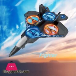 2.4G Romote Control Lights F-22 Fighter Sky Overlord Cyclone Stunt Rc Toy Epp Jet Aircraft Drone Electric Fly Boy Gift