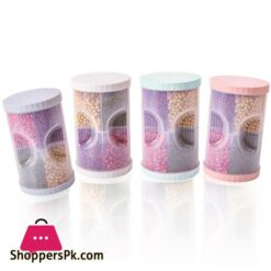 25 L Food Sealed Container With Closed Rotating Lid 4 Compartments Used For Flour Cereal Sugar Kitchen Accessoriesstorage Bottles Jars
