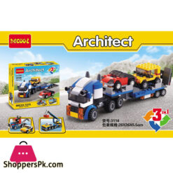 3 in 1 Building Blocks Bricks Construction Set For Kids