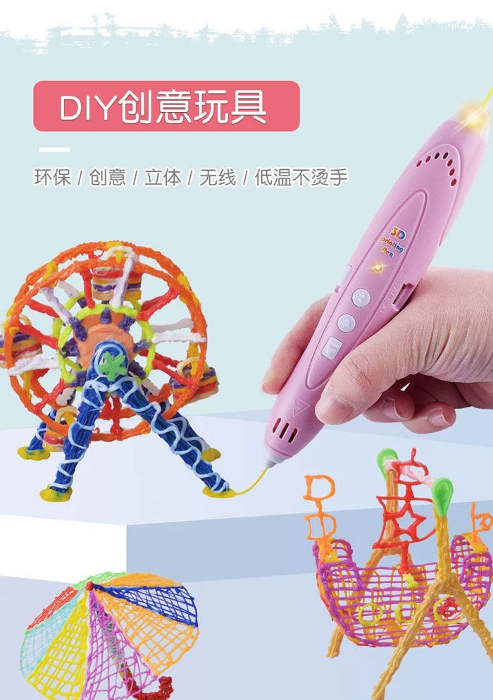 3D Drawing Printer Low Pen for Kids Educational Toys Gifts