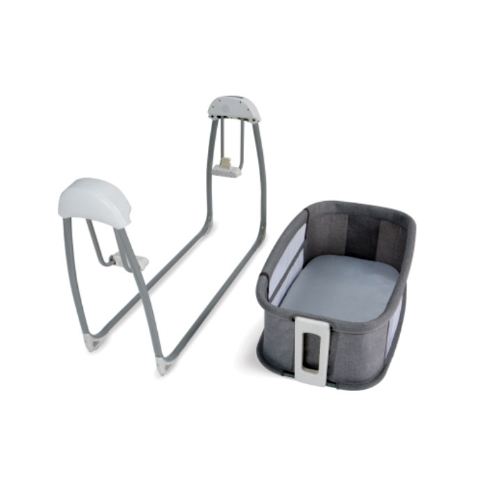 4-In-1 Bedding Set Bassinet With Cradle Wheel Mosquito Net Cot Crib