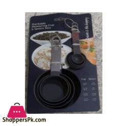 8pcs Measuring Cups & Spoon Grey - 15280