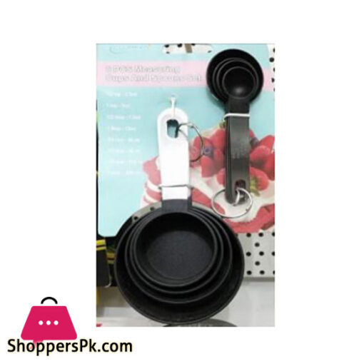 8pcs Measuring Cups & Spoon Grey - LY1019