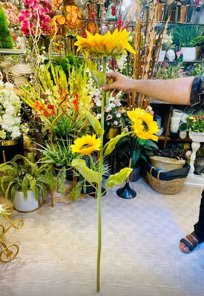 Artificial Sunflower Stick 4.5 Feet Height