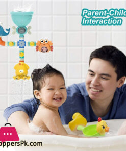 Bath Toys Waterfall Bath Wall Bathtub Toys for Baby Toddler Kids
