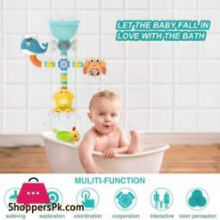 Homily Bath Toys Waterfall Bath Wall Bathtub Toys For Baby Toddler Kids
