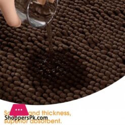 Bysure Brown Bathroom Rug Set 3 Piece Bath Rugs Toilet Rugs And Mats Sets Extra Absorbent Shaggy Chenille Bathroom Mat Set Soft Dry Bathroom Rugs Sets And Mats Sets Non Slip Washable Rugs