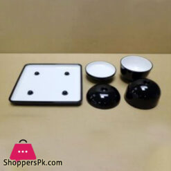 Salad Service Set Black &Amp; White - Ky1063