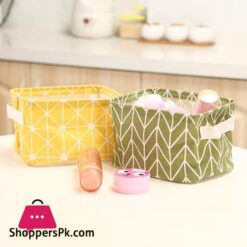 Cotton Hand Junk Basket Cabinet Desk Box Cloth Storage Basketstorage Basket