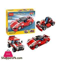 Decool Creator 23 In 1 Super Speedster Race Truck Car Transformable Building Blocks 278 Pcs