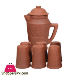 Domestic Jug And 6 Pcs Glass Set