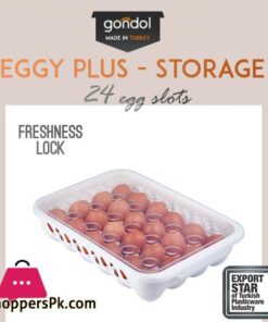 Egg Holder Eggy Plus Freshness Lock 24 Pieces