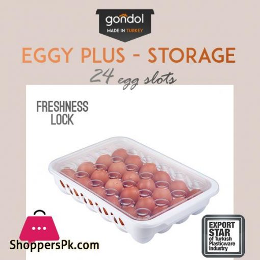 Egg Holder Eggy Plus Freshness Lock 24 Pieces