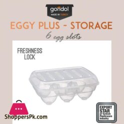 Egg Holder Eggy Plus Freshness Lock 6 Pieces
