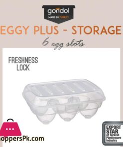 Egg Holder Eggy Plus Freshness Lock 6 Pieces