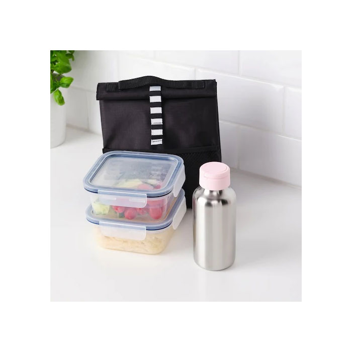 Enkelsparig Water Bottle Stainless Steel - Light Pink