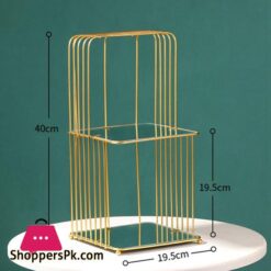 Europe Iron Metal Shelf Makeup Organizer Cosmetic Storage Rack Lipstick Perfume Jewelry Box Shelf Holder Bedroom Organizerstorage Holders Racks